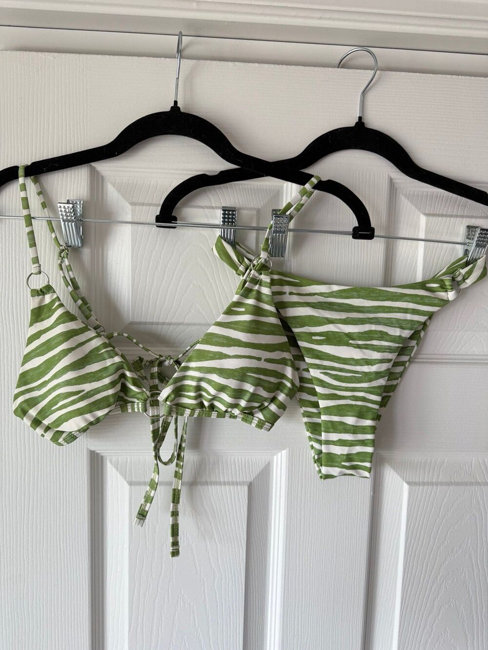 green zebra bikini
